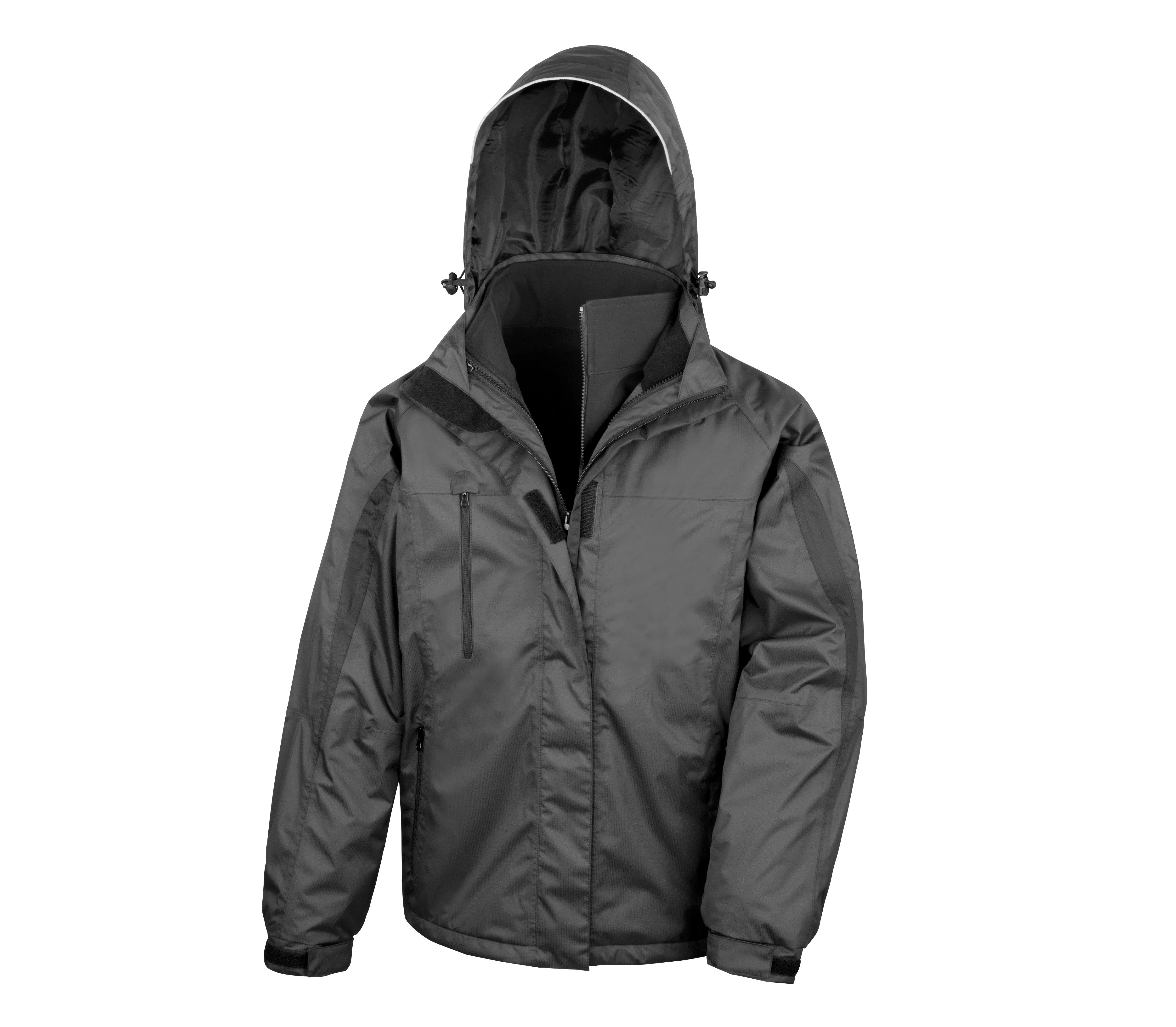 3-In-1 Softshell Journey Jacket | BLACK/BLACK