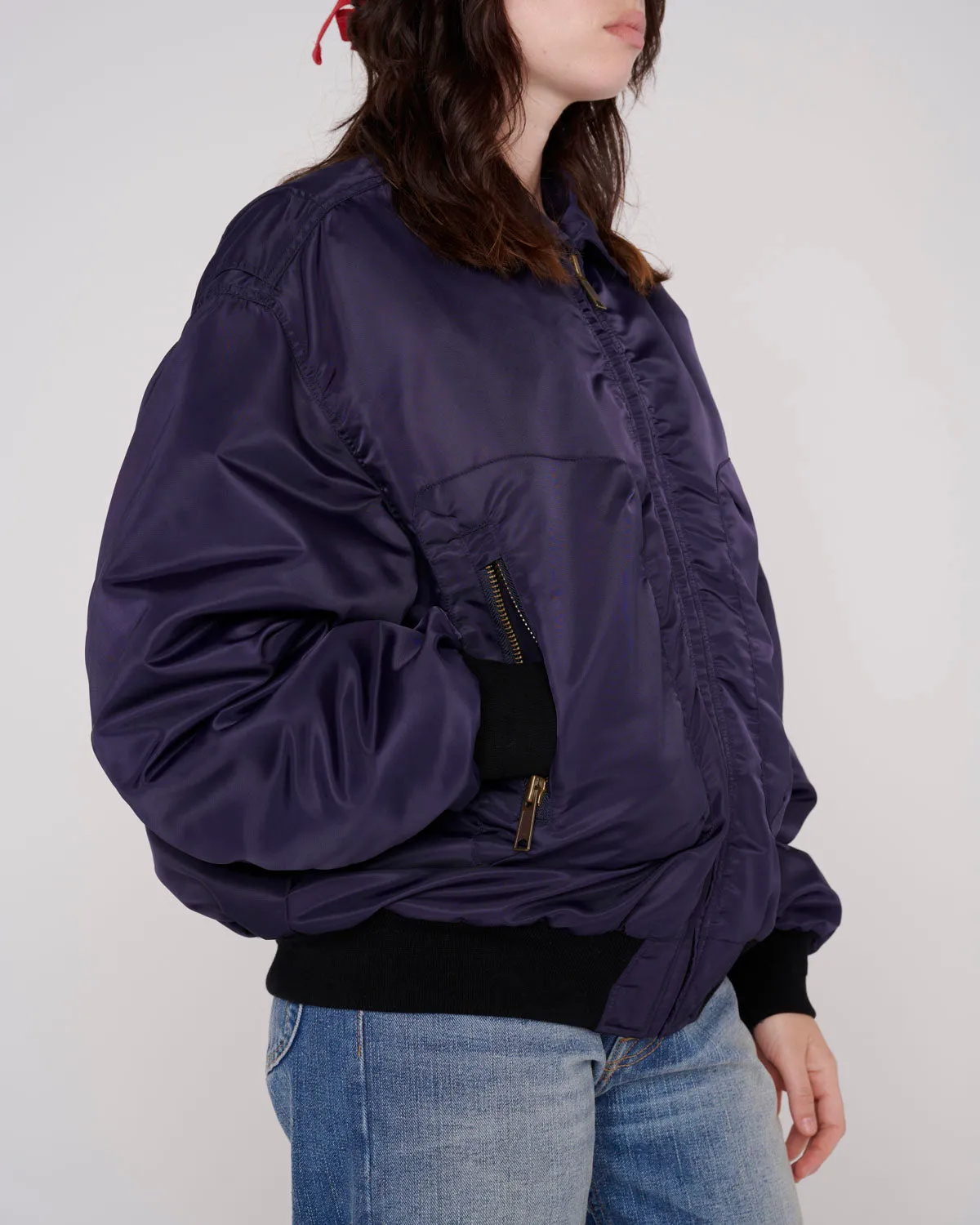 3D Flight Jacket - Navy