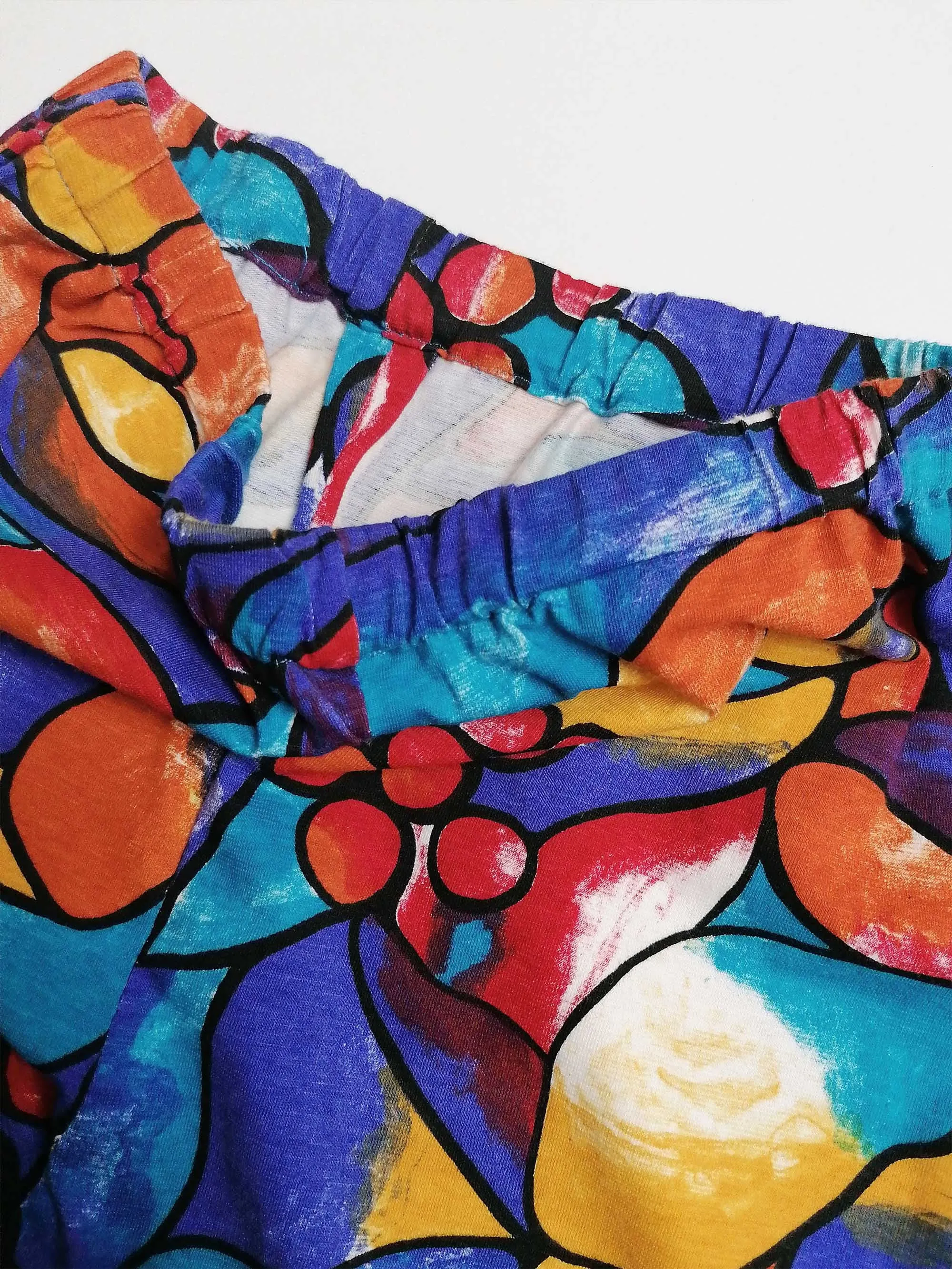 80's 90's Handmade Cotton Short Leggings ~ size XS-S