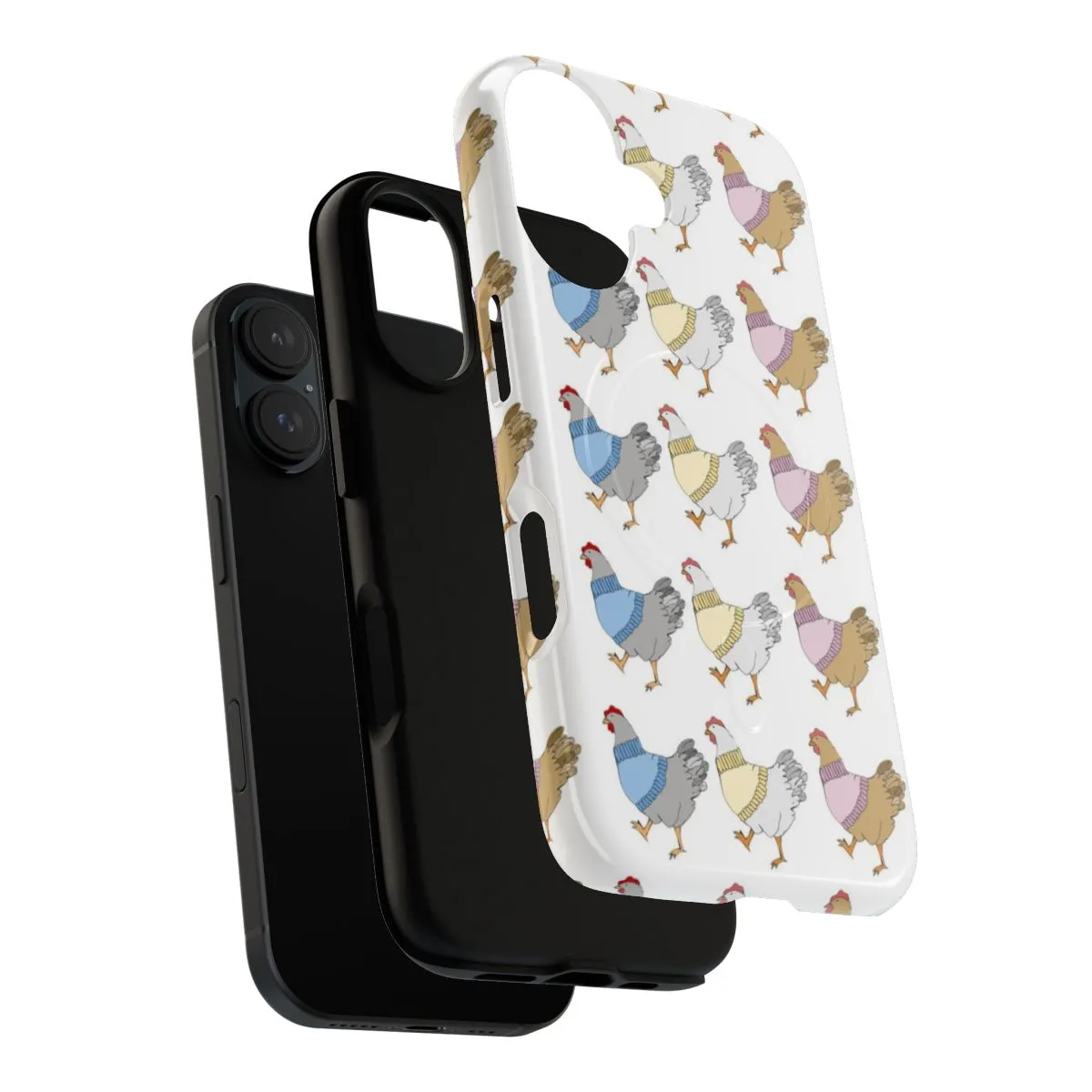 Adorable Chicken Sweater Magnetic Tough Phone Case