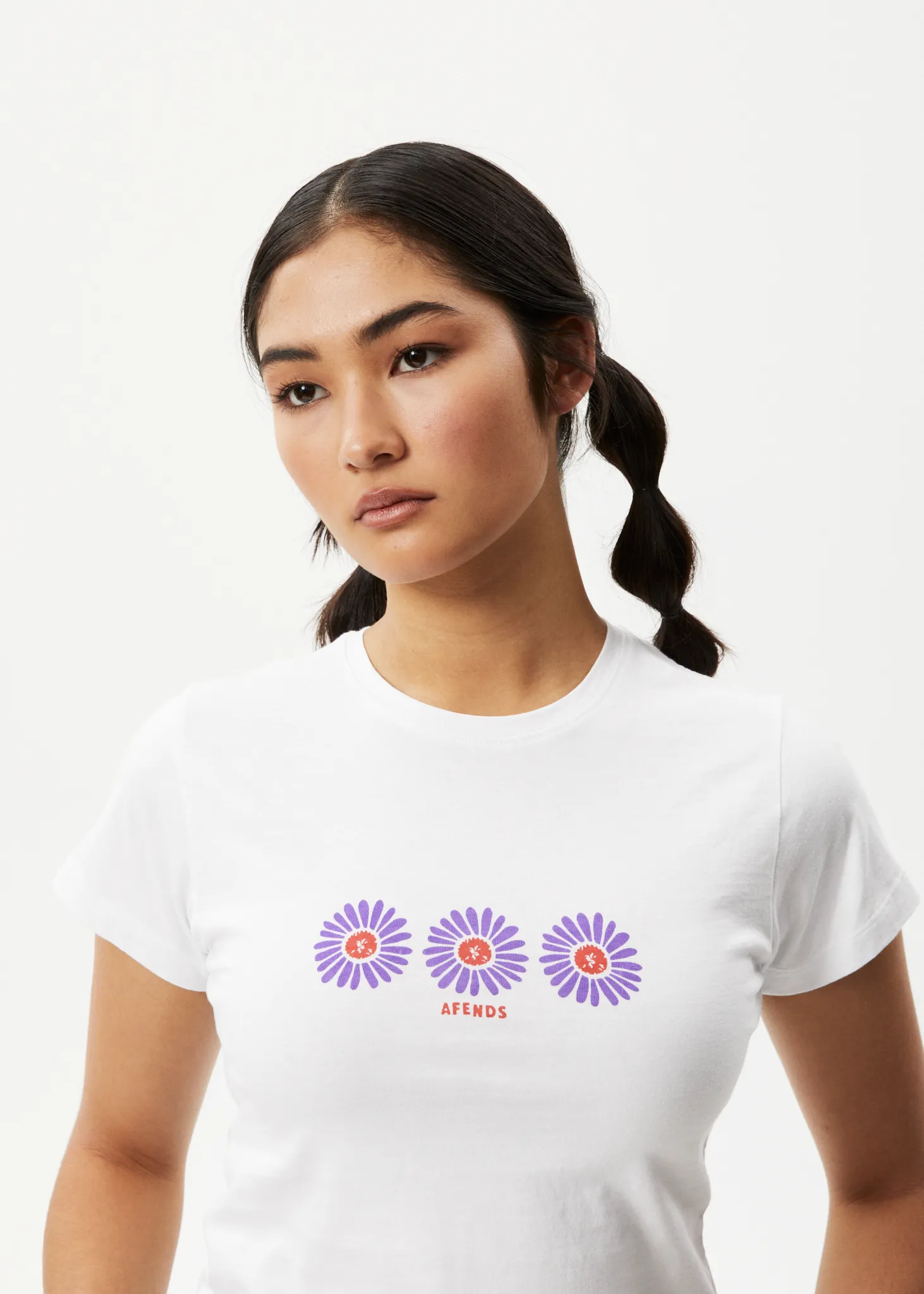 AFENDS Womens Daisy - Baby T-Shirt - White