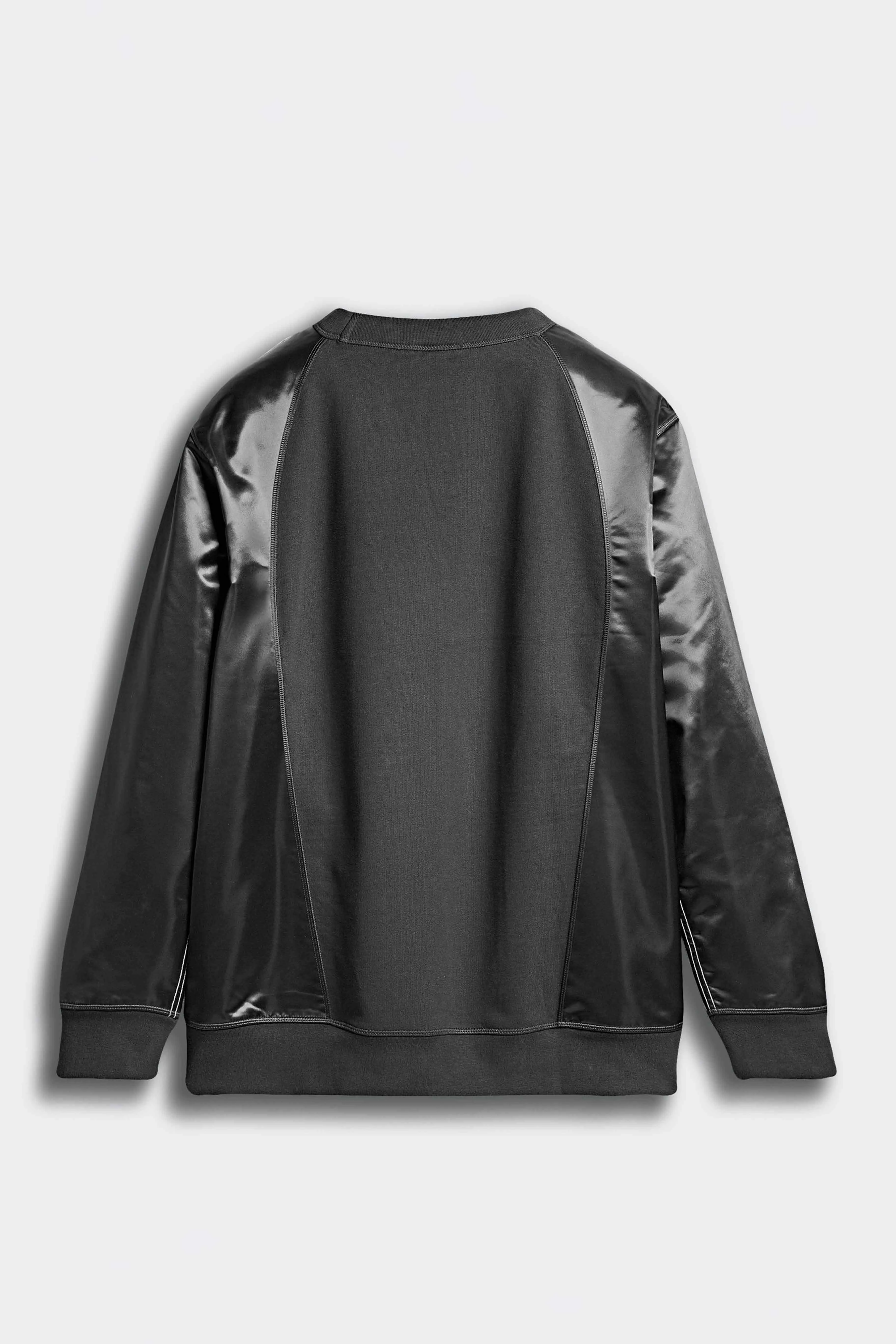 Alexander Wang Crew Neck Long Sleeve Mens Pullover - Black/Red