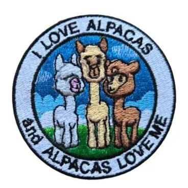 Alpacas Themed Patches