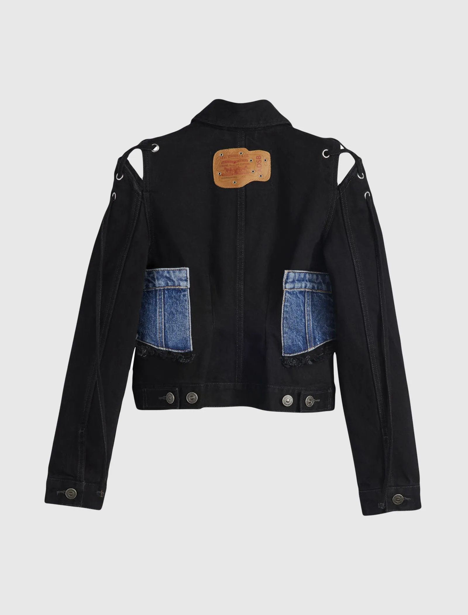 ANDERSSON BELL HALF TRUCKER JACKET