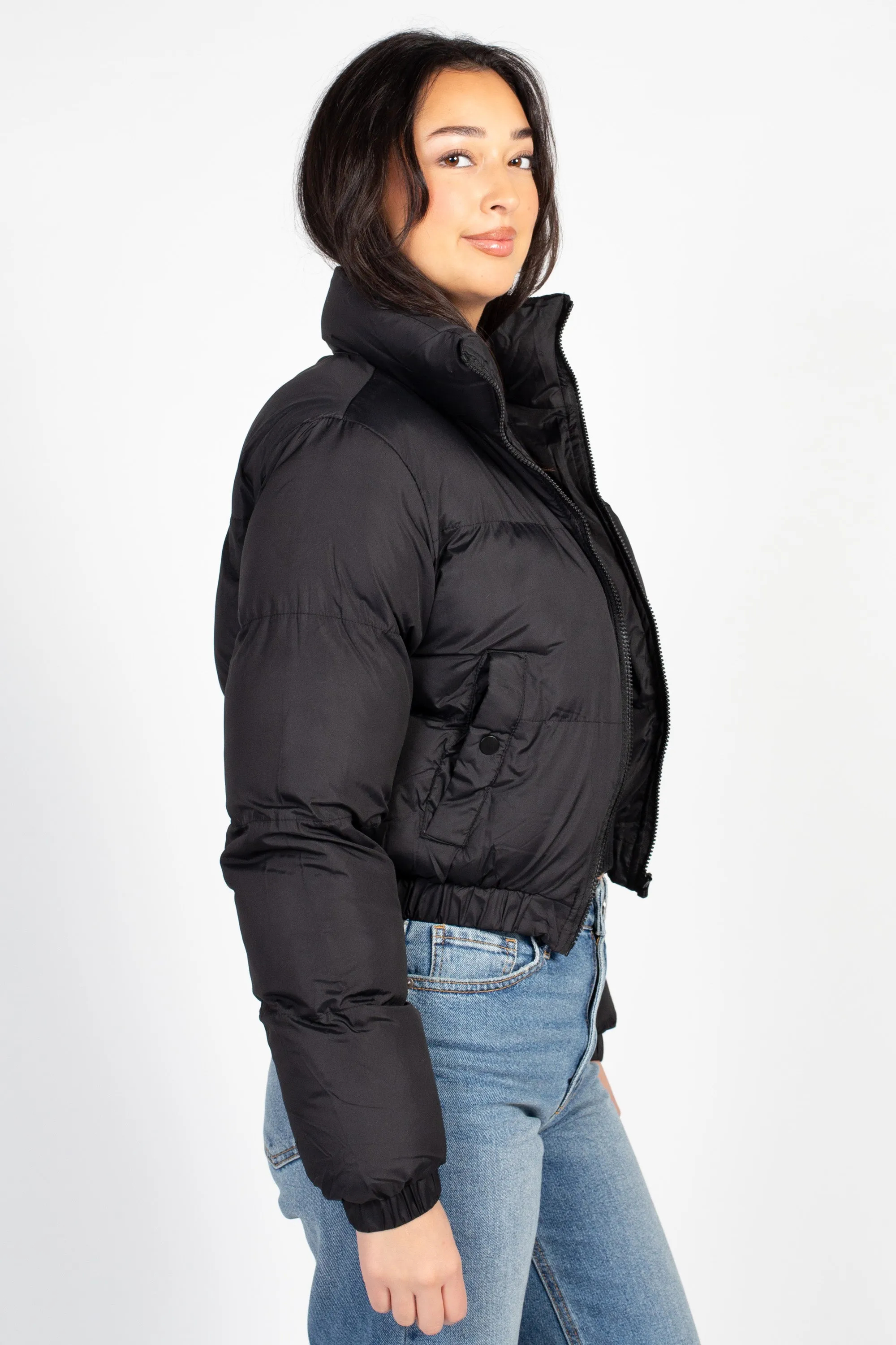 Annelise Padded Cropped Puffer Jacket