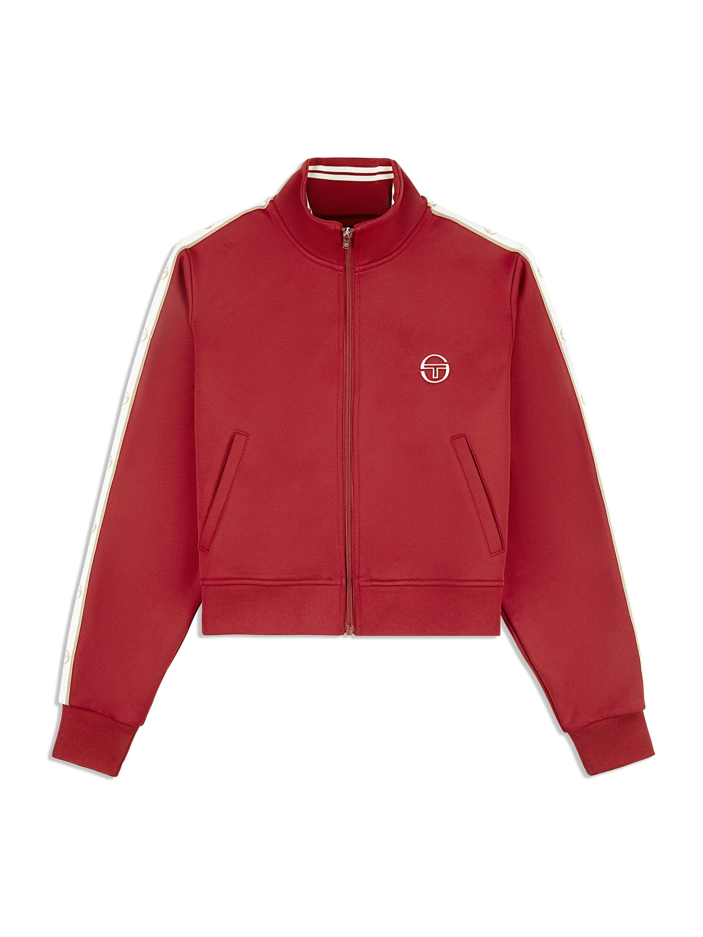 Ardea Cropped Track Jacket- Sundried Tomato