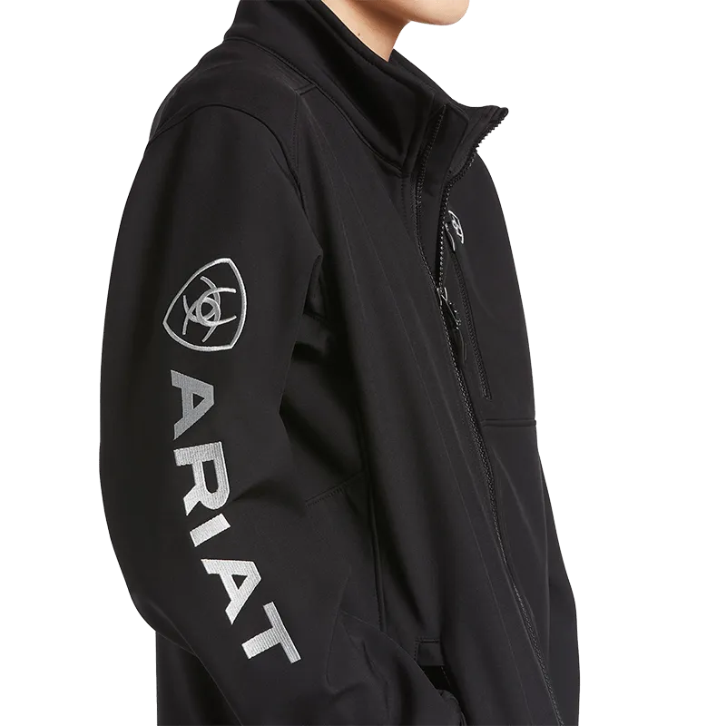 Ariat Boy's Logo 2.0 Black Softshell Jacket