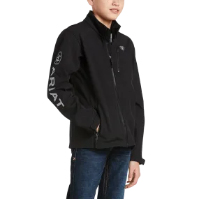 Ariat Boy's Logo 2.0 Black Softshell Jacket