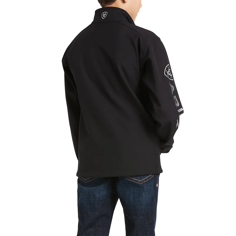 Ariat Boy's Logo 2.0 Black Softshell Jacket