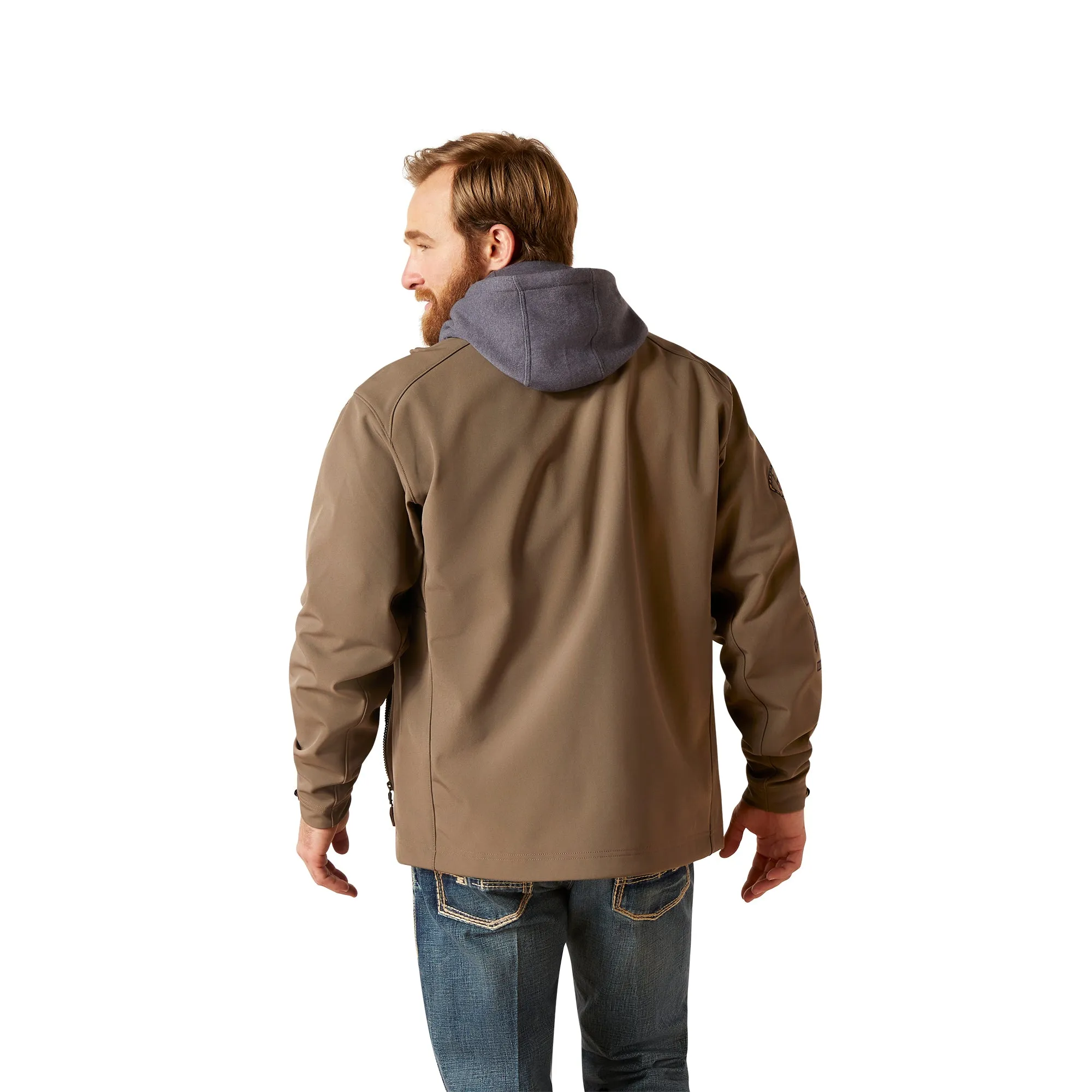 Ariat Men's Softshell Jacket Logo 2.0 Banyan Bark