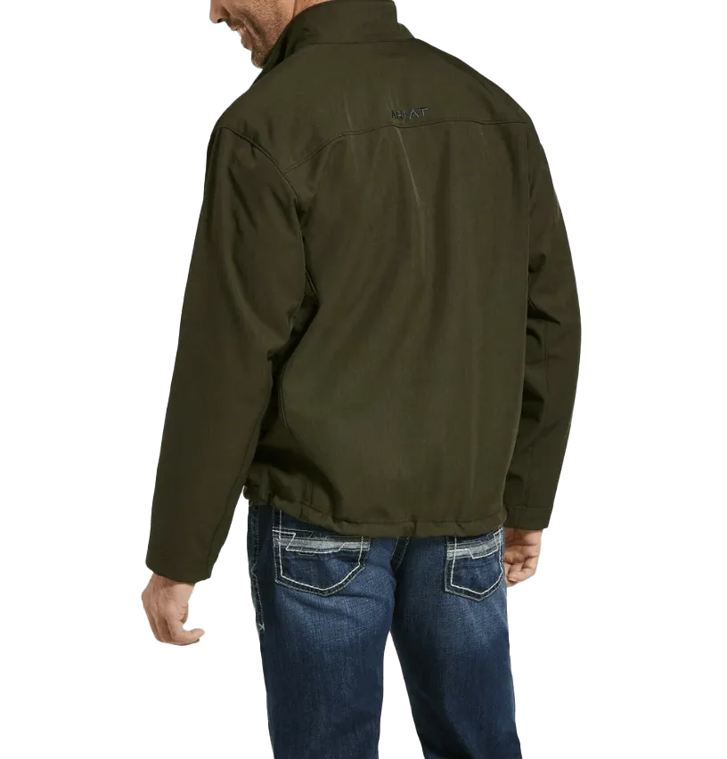 Ariat Men's Vernon 2.0 Stretch Softshell Brine Olive Jacket