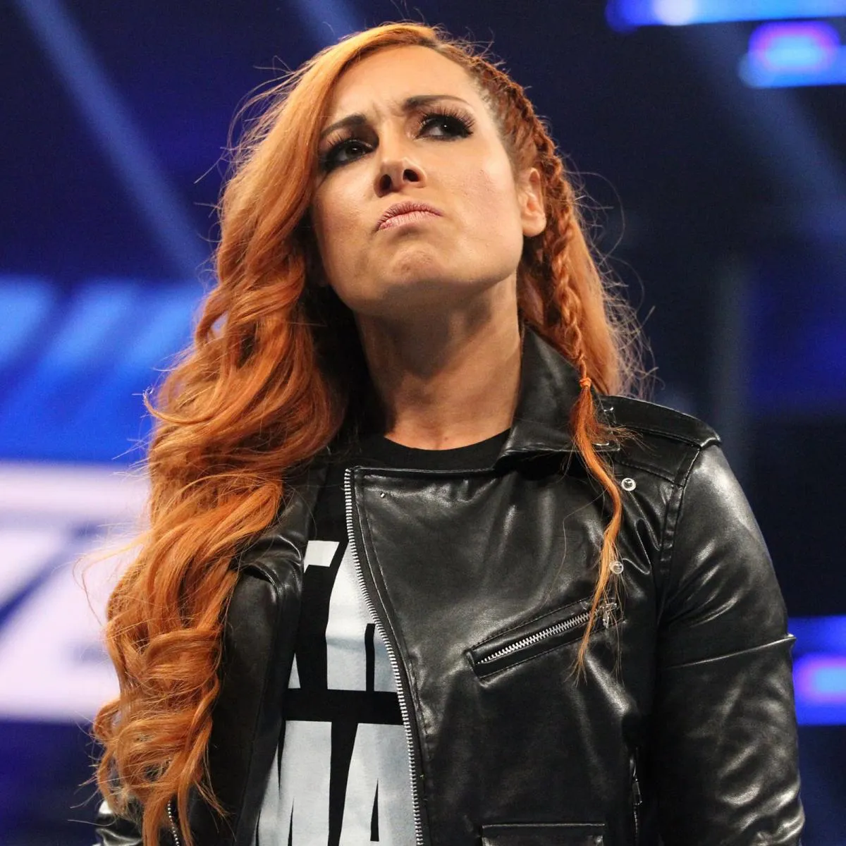 BECKY LYNCH’S WWE SUMMERSLAM LEATHER JACKET BY TJS