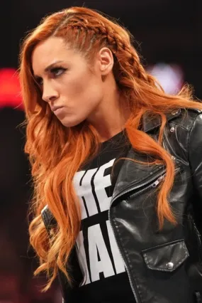 BECKY LYNCH’S WWE SUMMERSLAM LEATHER JACKET BY TJS