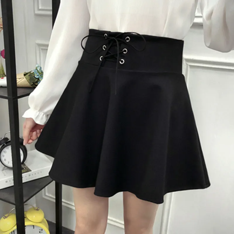 Black Pleated Skirt AD11323