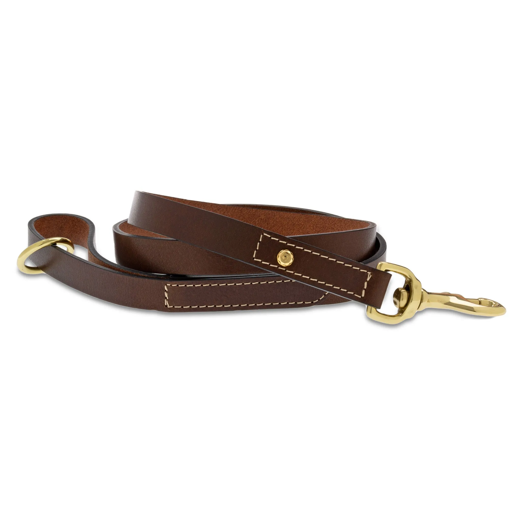 Brown Leather Dog Collar (28-36cm)