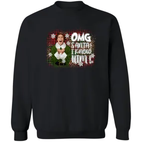 Buddy Elf Crewneck Pullover Sweatshirt