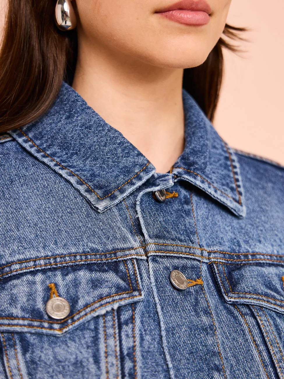 Camilla and Marc Easton Denim Jacket in Classic Blue