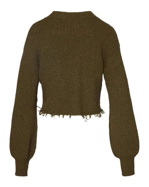 Camille Sweater - Olive Night