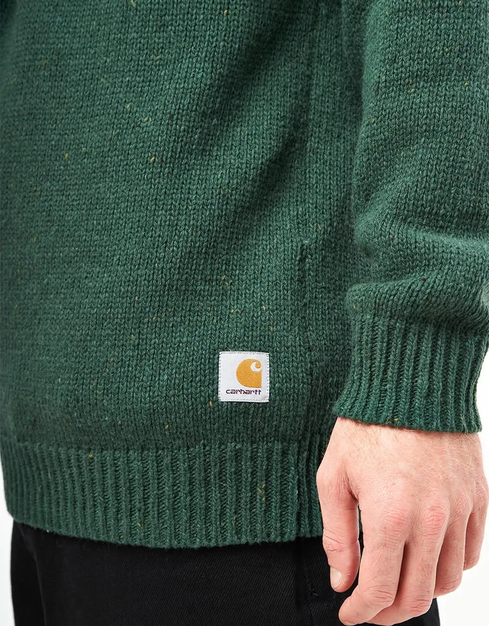 Carhartt WIP Anglistic Sweater - Speckled Sycamore Tree