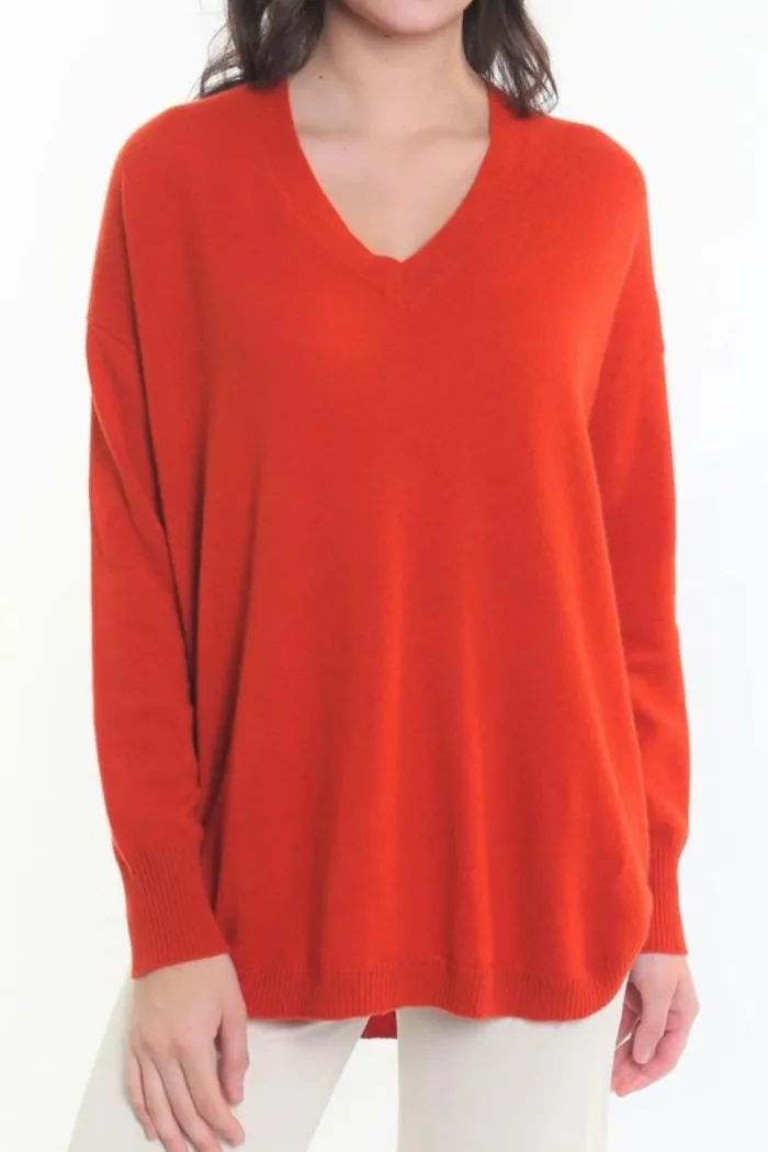 Cashmere V-Neck Tunic