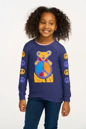 Chaser Grateful Dead Peach Bear Pullover