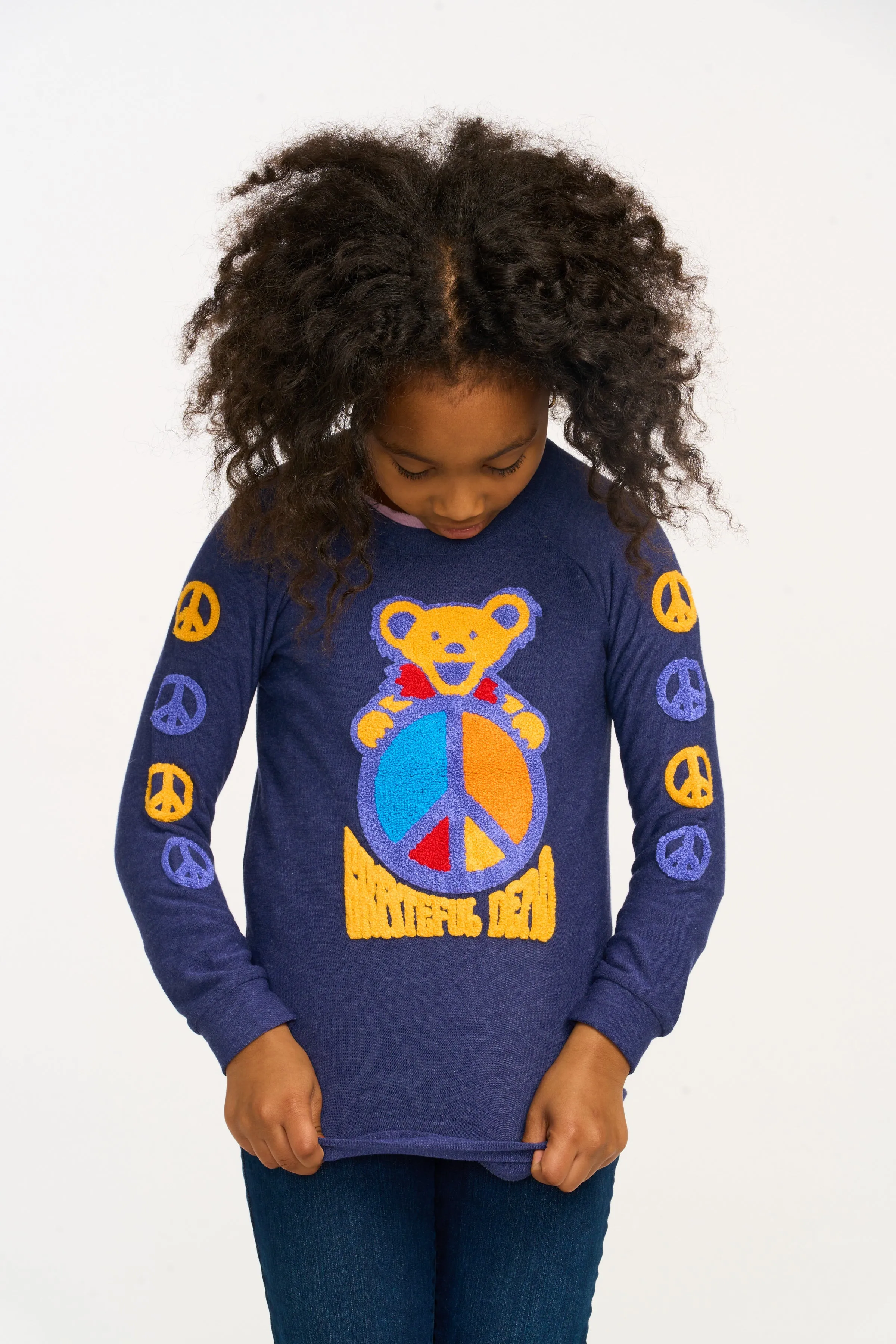 Chaser Grateful Dead Peach Bear Pullover