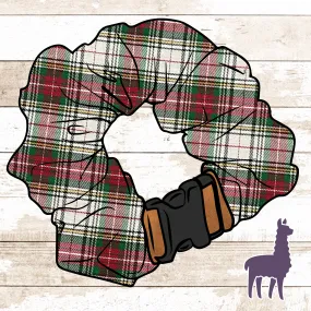 Christmas Plaid Collar Cover