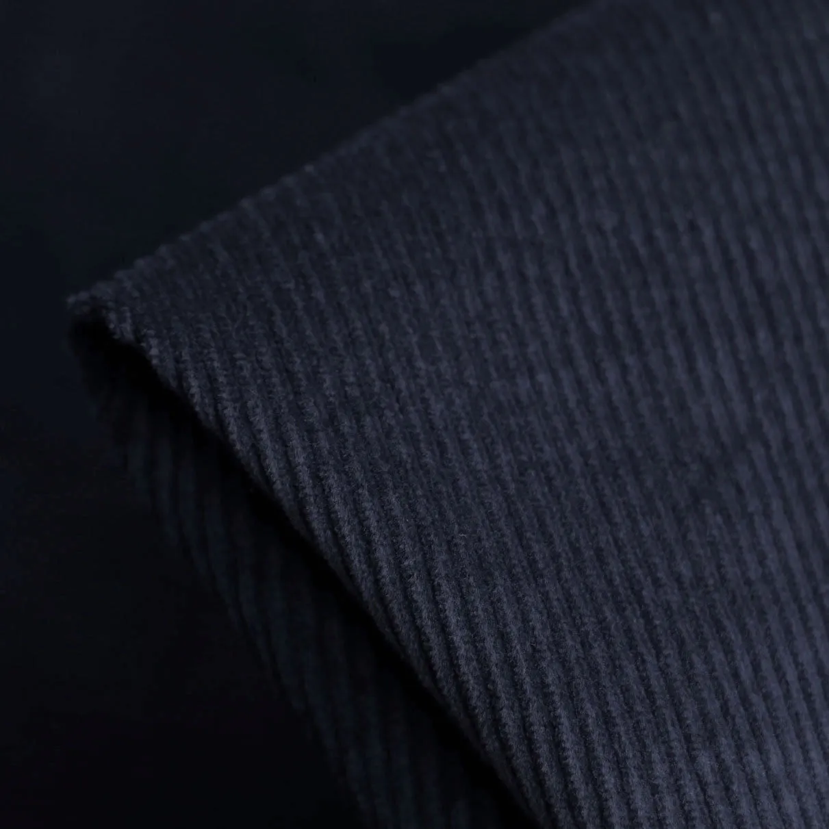 Corded French Navy - Stretch Corduroy