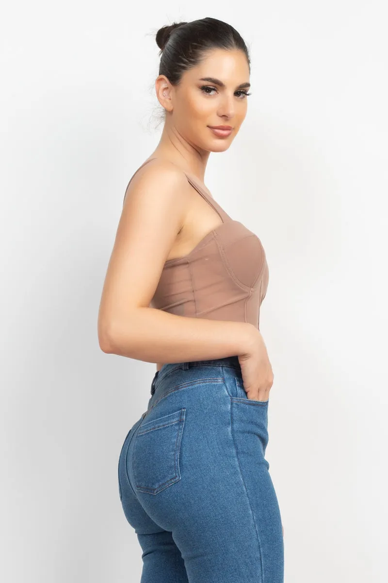 Cropped Binding Tank Top