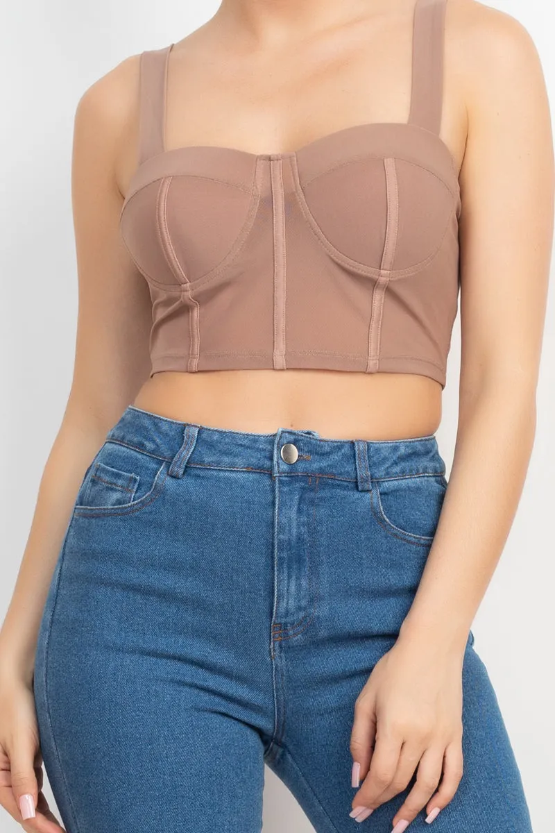 Cropped Binding Tank Top