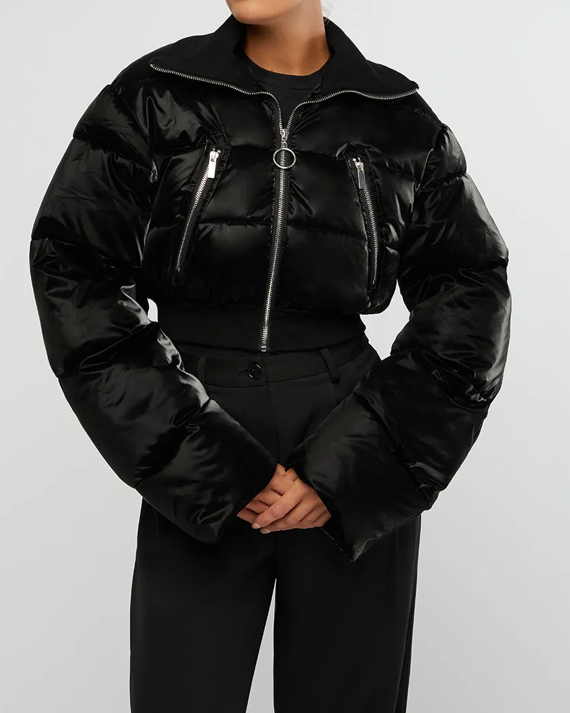 Cropped Puffer Jacket