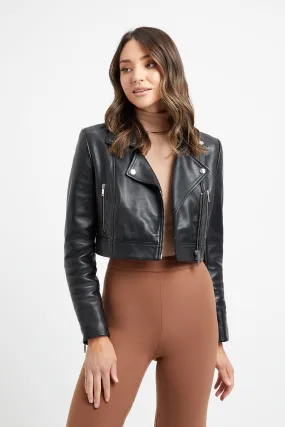 Cyril Crop Biker Jacket