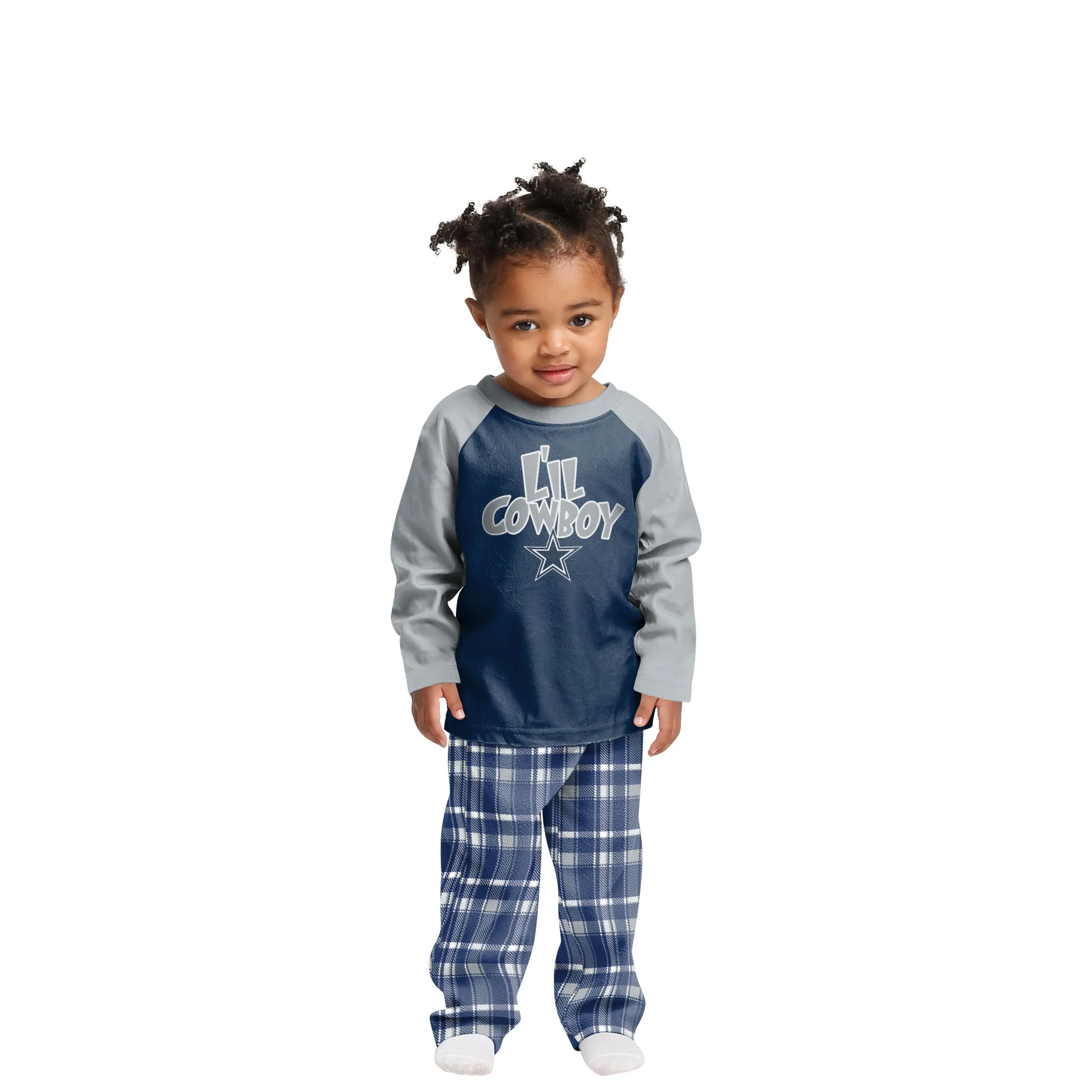 Dallas Cowboys NFL Plaid Family Holiday Pajamas