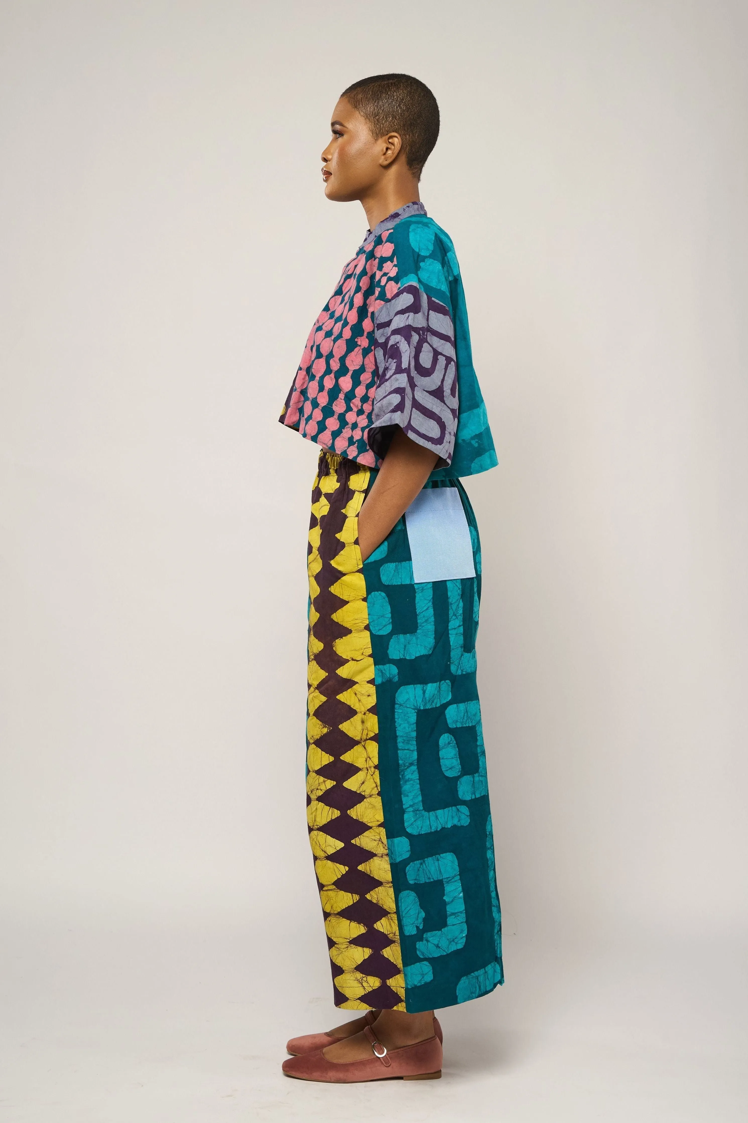 DARK MULTI-COLOURED CULOTTES