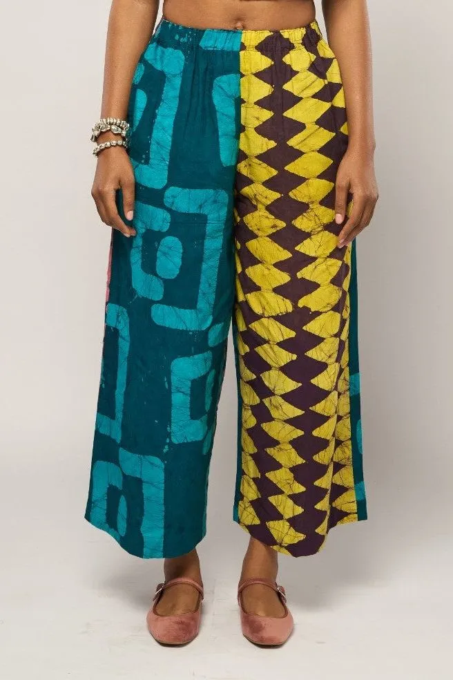 DARK MULTI-COLOURED CULOTTES