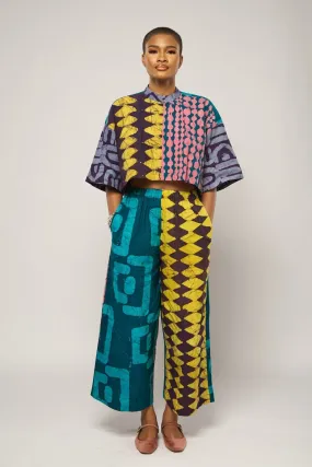 DARK MULTI-COLOURED CULOTTES