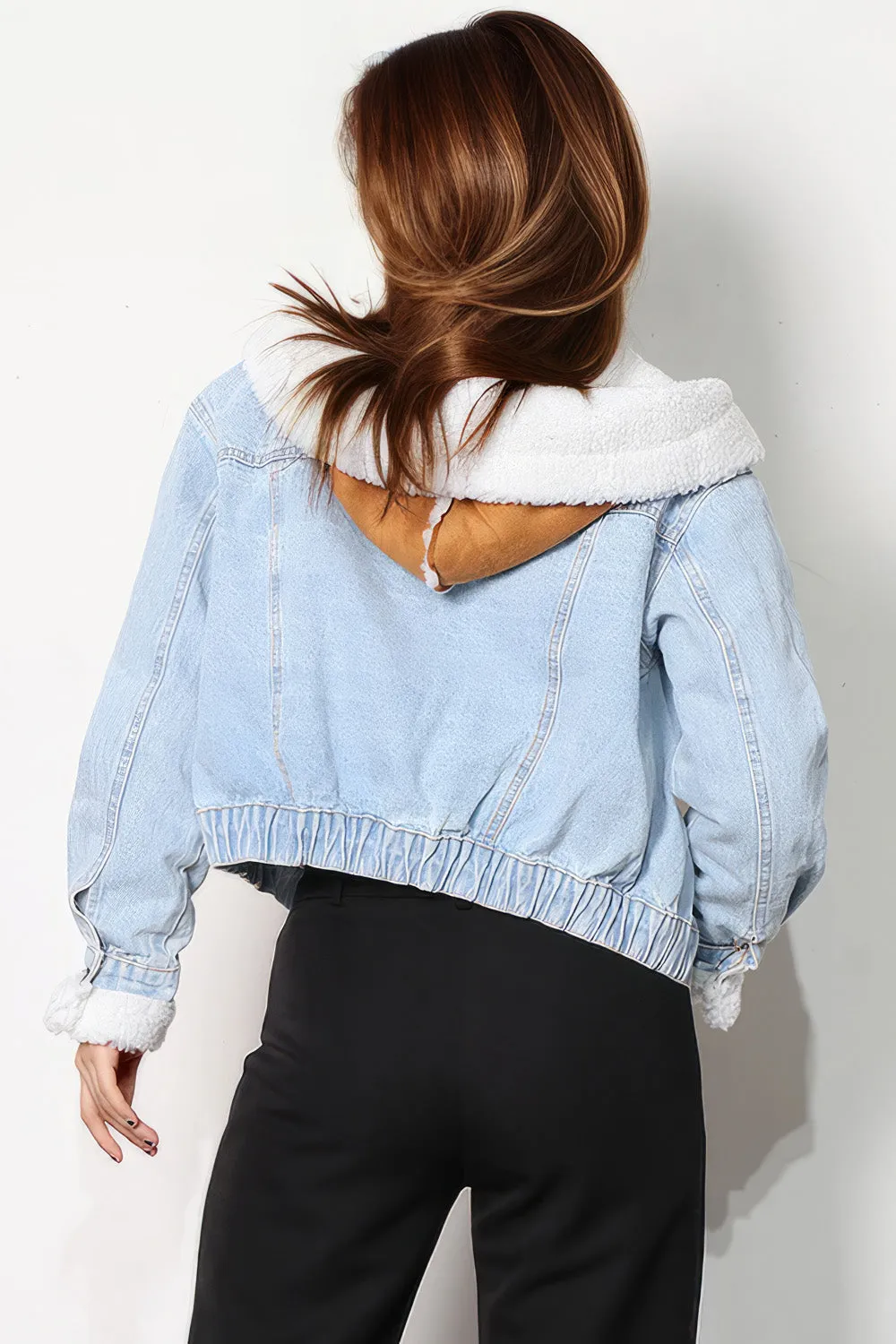 Denim Wool Jacket - Blue