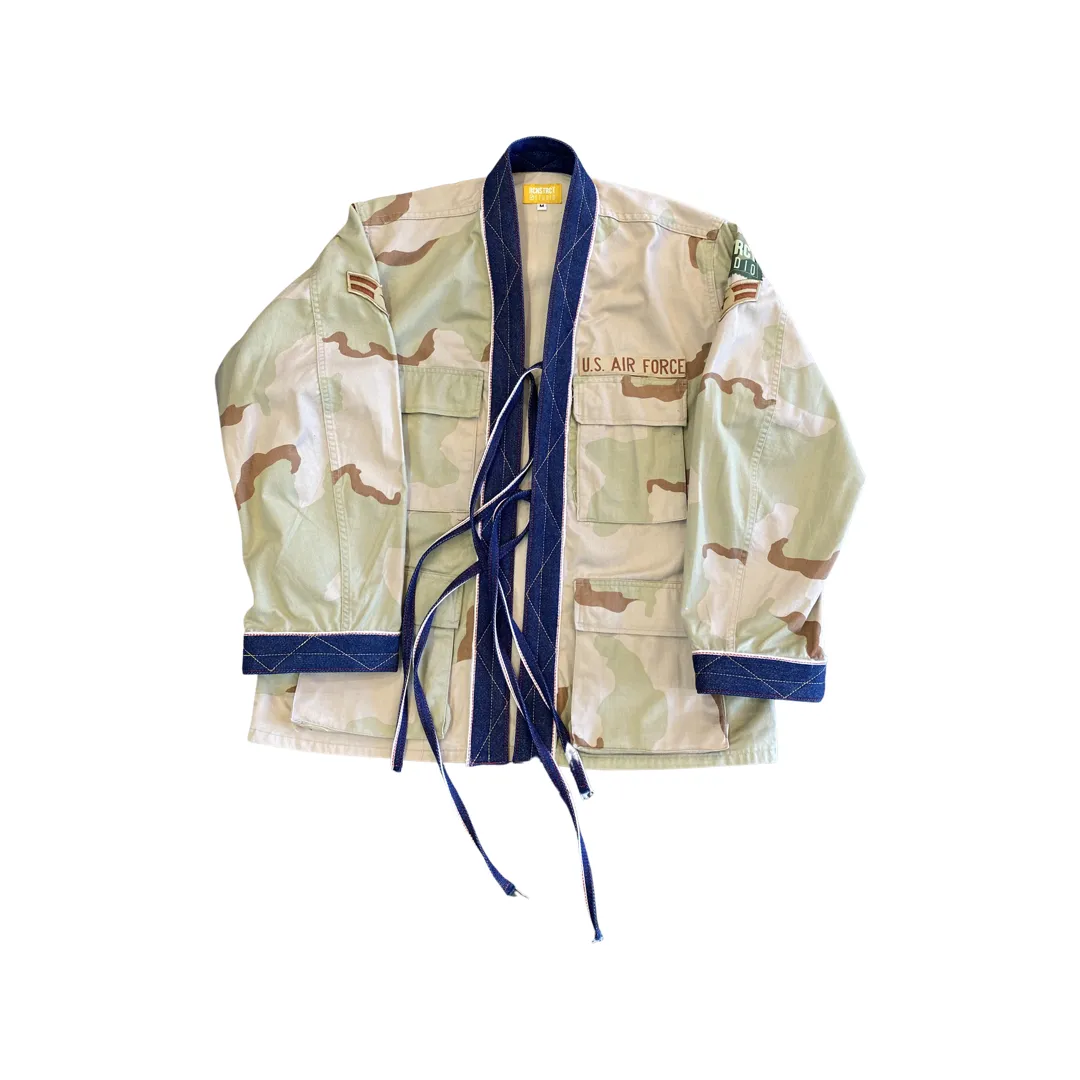 Desert Storm   Salvage Denim Kimono // Random Selection