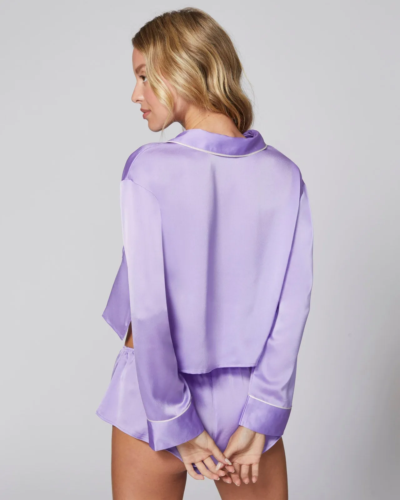 Dream Bow Crop Sleep Shirt