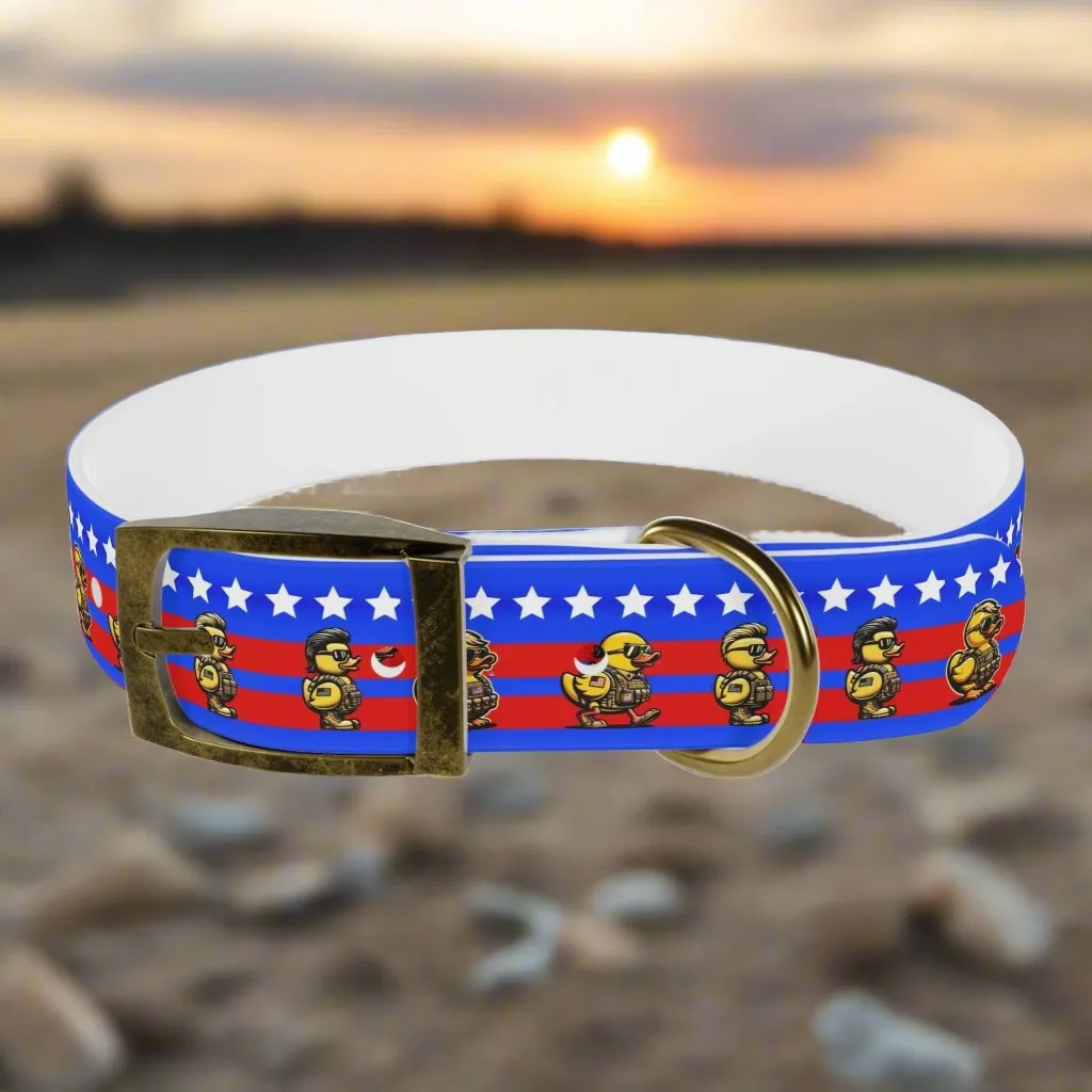 Duck Duck American Dog Collar