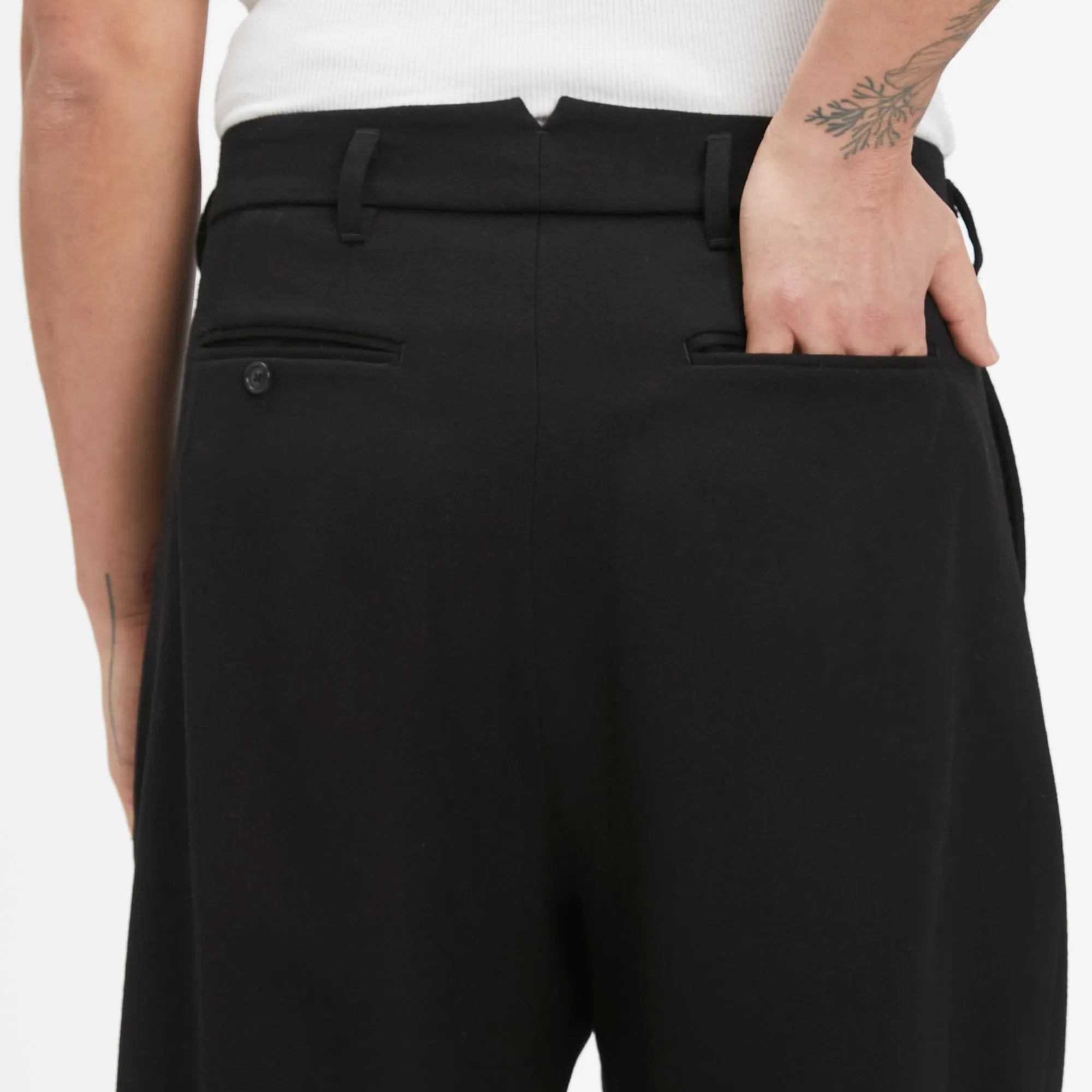 Emilian Pant - Black Wool