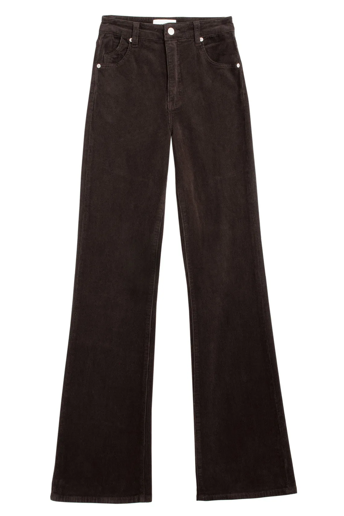 Espresso Brown Cord Bootcut Duster