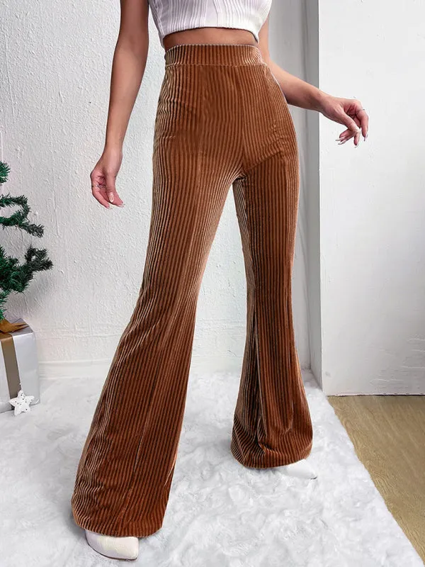 Flared Corduroy Pants for Trendy Fall Looks