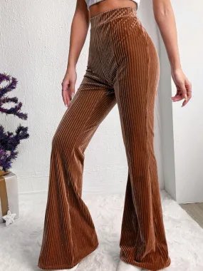 Flared Corduroy Pants for Trendy Fall Looks