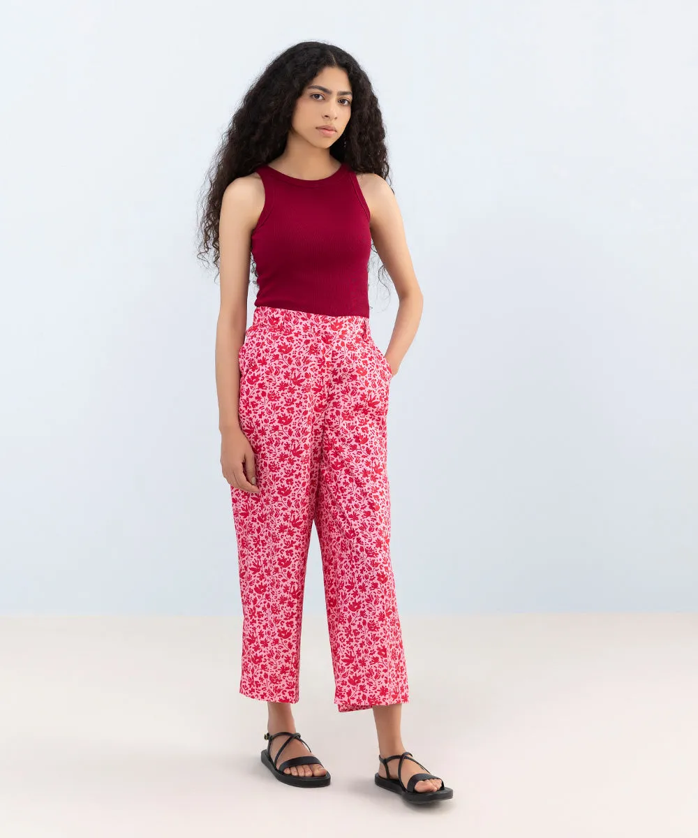 Floral Printed Culottes