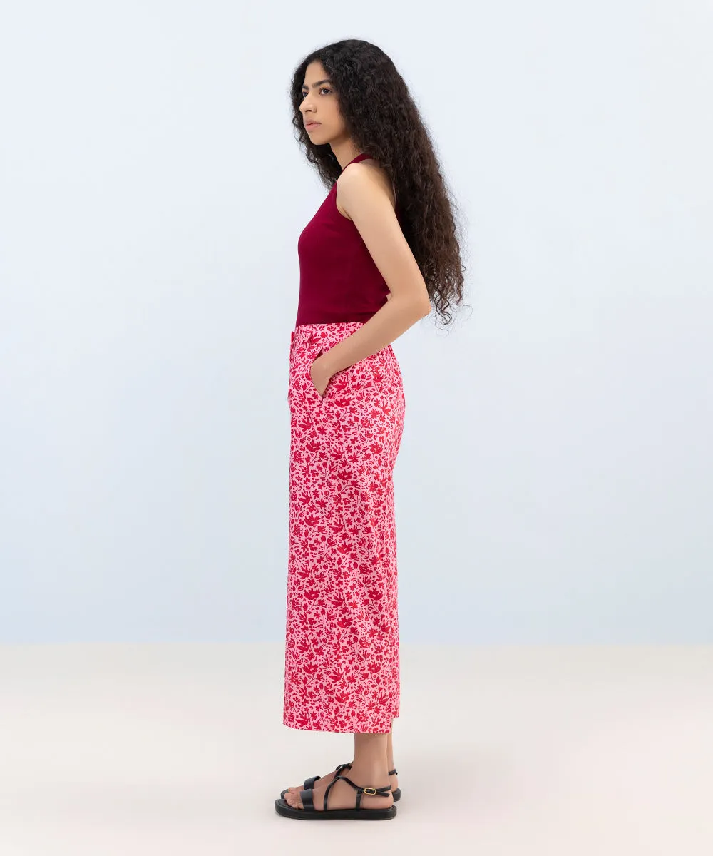 Floral Printed Culottes