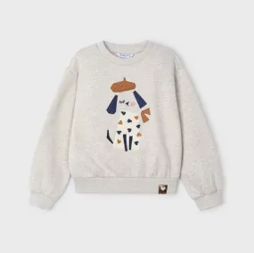 French Puppy Pullover in Stone