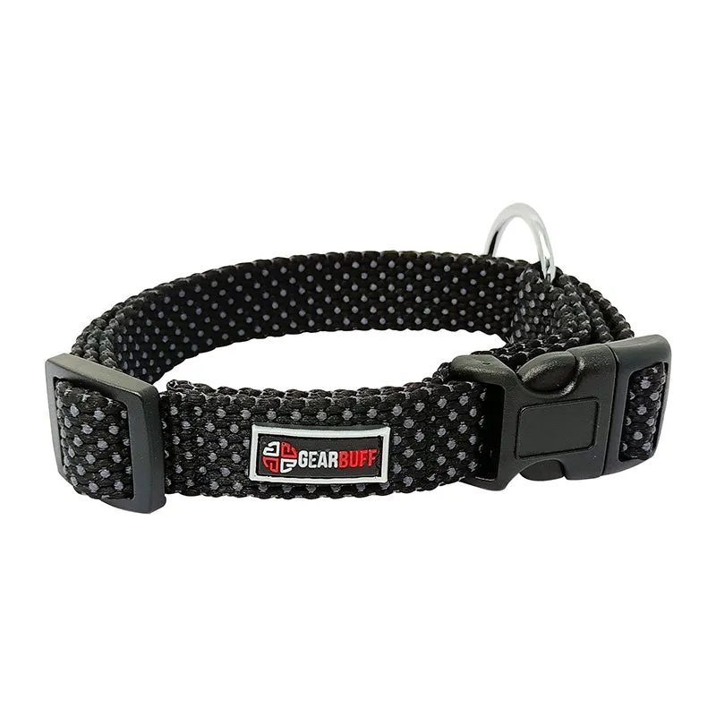 GEARBUFF Club Collar for Dogs , Black & Grey