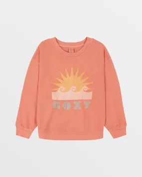 Girls 7-16 Morning Hike Oversized Crew -