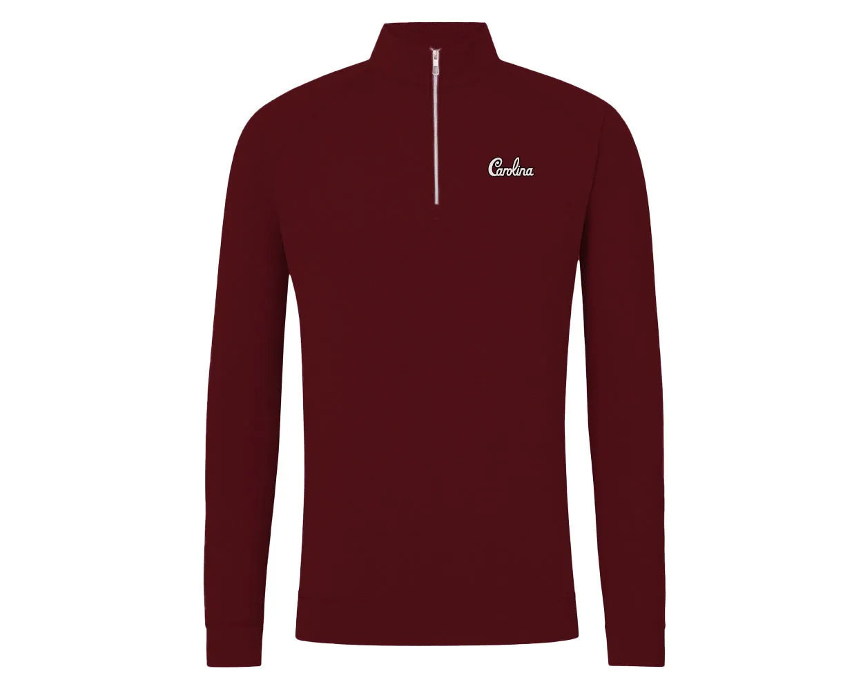 Holderness & Bourne Gamecock 1/4 Zip Pullover: Garnet with Script